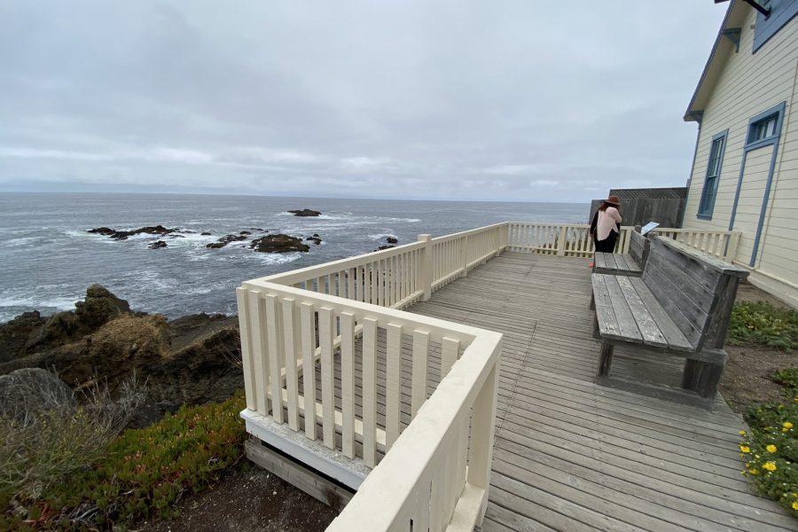 Viewing deck behind the Fog Signal Building.