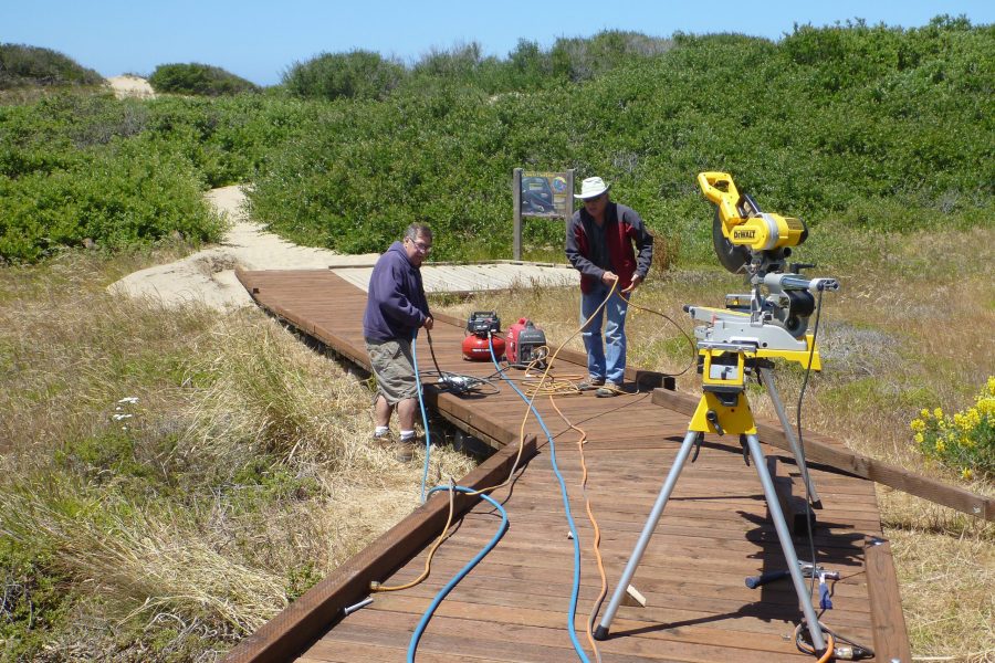 Life Cycle Boardwalk under construction